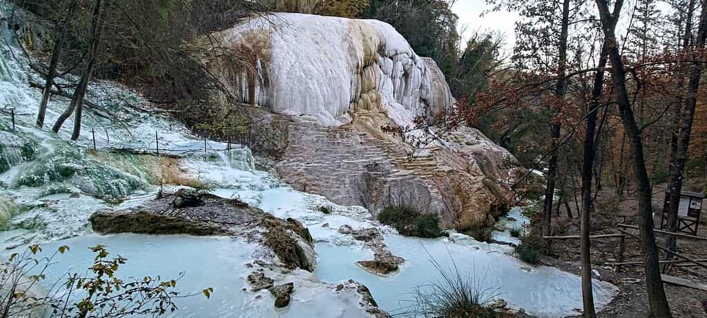 Bagni San Filippo cascade.