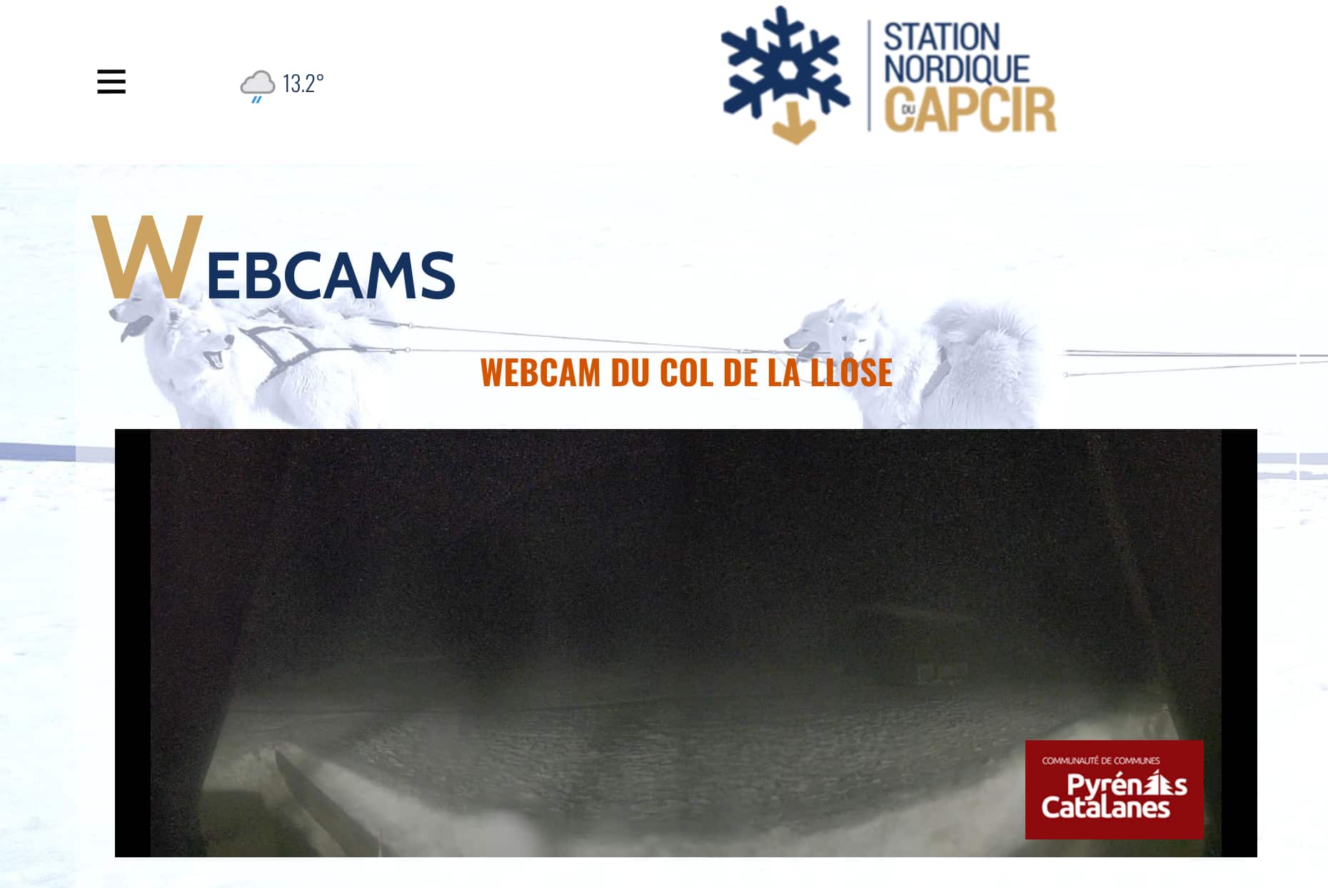 La webcam en live du col de la Llose.