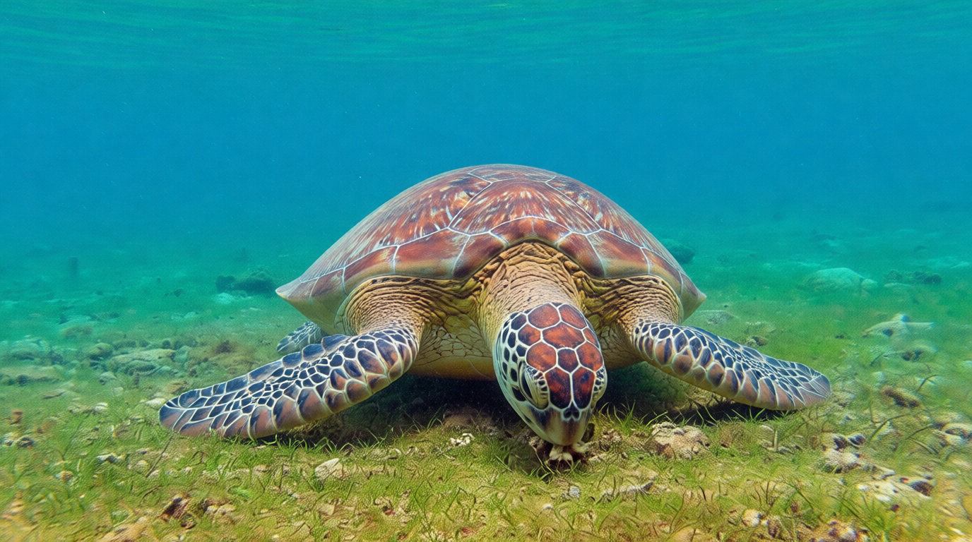 N’Gouja pour nager avec les tortues marines