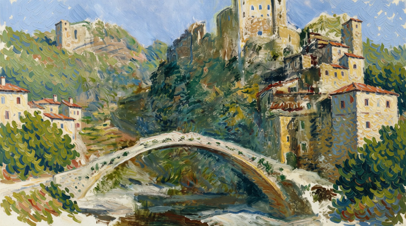 Dolceacqua : le pont de Monet et le château des Doria 🏰