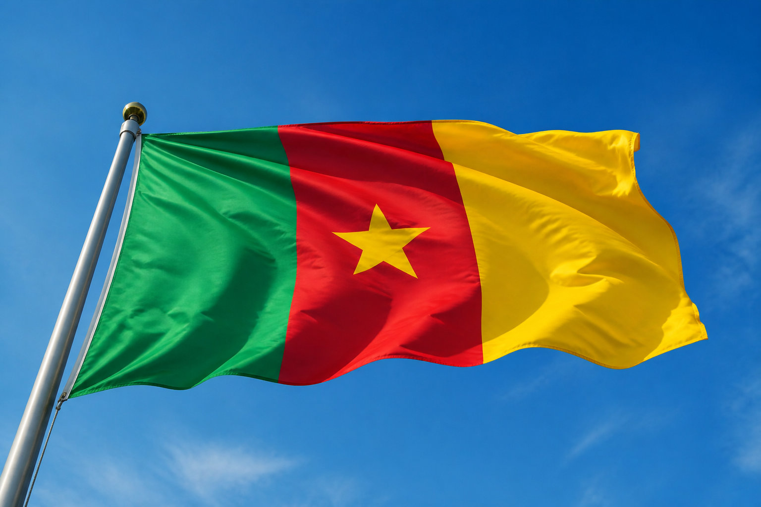 Le Cameroun et la présence de l'étoile de l'unité