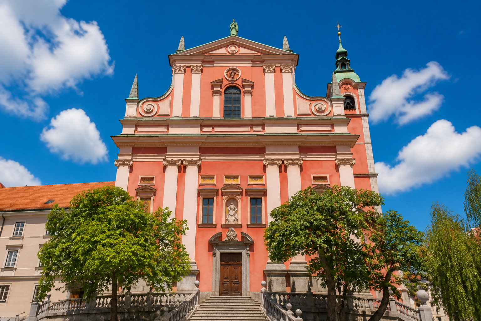 La place Prešeren et le centre historique ⛪